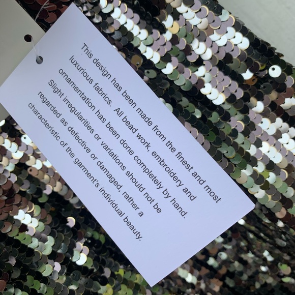 AIDAN MATTOX Sequin V-Neck Long Sleeve | 10 - Picture 7 of 16